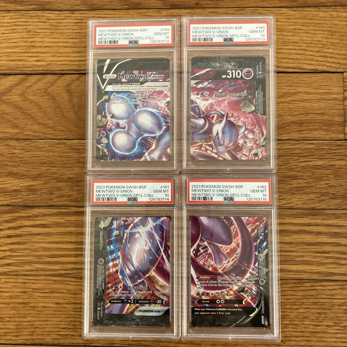 Mewtwo V-Union Pokémon TCG Collectible Card Games & Accessories