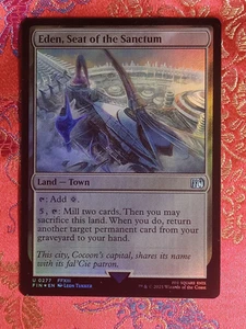 FOIL Eden, Seat of the Sanctum Final Fantasy Magic The Gathering MTG Card - Picture 1 of 1
