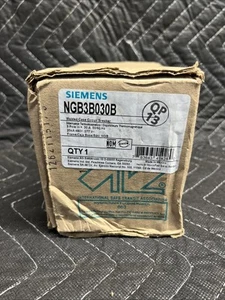 NEW SIEMENS NGB3B030B CIRCUIT BREAKER - Picture 1 of 2