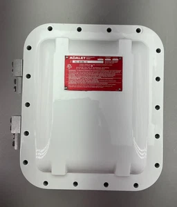 NEW ADALET XCE-081006-N4 EXPLOSION PROOF ENCLOSURE POWDER COAT WHITE - Picture 1 of 8