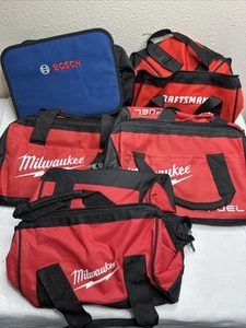 Konvolut 5 Werkzeugtaschen nicht benutzt Milwaukee Fuel, Bosch Craftsman - Bild 1 von 5