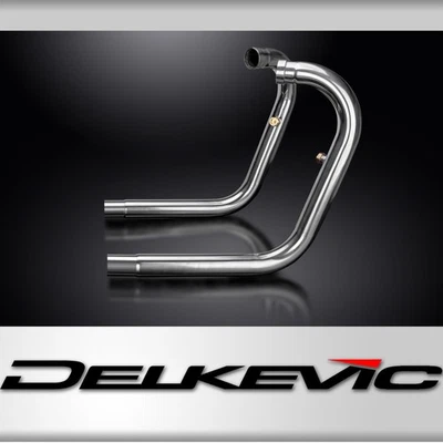 DELKEVIC Downpipe scarico acciaio inox 2-2 Kawasaki W650 W800 1999-2024 NON OEM