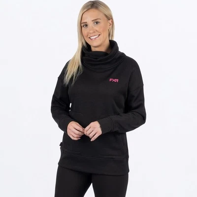 Suéter Pullover FXR Racing Para Mujer Negro/Rosa Eléctrico Ember 241204-1094-16 Foto 1 de 4