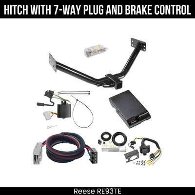 Paquete de remolque de enganche + control de freno para receptor de 2" Acura MDX 07-13 todos los modelos 44594 Foto 1 de 4