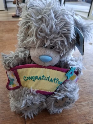 me to you bear with congratulations bottle 5" like new without tags - Image 1 of 2