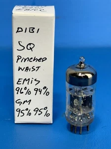 1 PHILLIPS MINIWATT E81CC 6201 12AT7 SQ SPECIAL QUALITY GOLD PINCHED WAIST TUBE - Picture 1 of 11