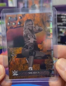2025 Topps Chrome Cactus Jack WWE - Sol Ruca Orange Refractor /25 #93 NXT - Picture 1 of 2