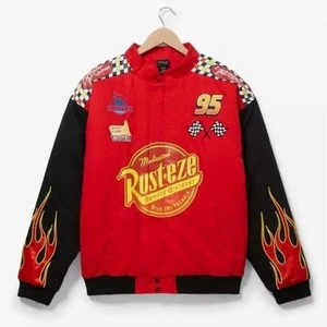 Herren Disney Pixar Lightning Cars Mcqueen Racing rot Baumwolle Jacke für Männer Geschenk - Bild 1 von 3