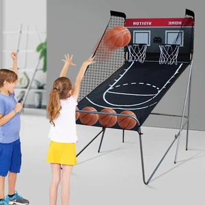 Basketballspiel Basketballautomat Basketball Schießmaschine inkl. 4 Basketbälle - Bild 1 von 23