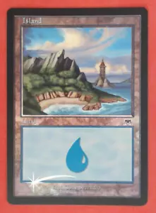 MTG Bling - Foil Old Border Retro Basic Land - Island (335) - Onslaught -i132 - Picture 1 of 2