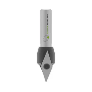 Systemshop24 Wendeplatten-V-Nut- und Schriftenfräser Z1 D14,3mm 22,5° S12mm - Bild 1 von 6