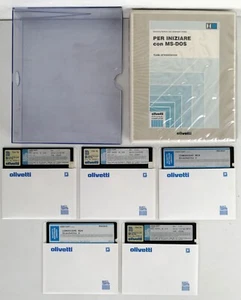Olivetti Pour Démarrer - Ms Dos - 1987 - Avec 5 Disque + Manuels - Photo 1/5