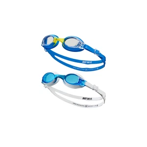 NEW Nike Lil' Swoosh Kids Swim Goggles (Set of 2) Ages 3-6, Yellow, Blue - Picture 1 of 1