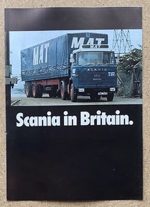 c1974 Scania in Britain original sales brochure - Bild 1 von 10