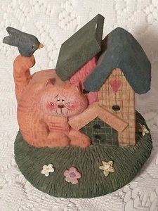 Korken Glas Topper Katze Vogel Vogelhaus Wohndeko tblar1 - Bild 1 von 12