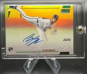 2022 Stadium Club Chrome BRYCE ELDER Green Refractor Rookie Autograph /99 NM+!!! - Picture 1 of 2