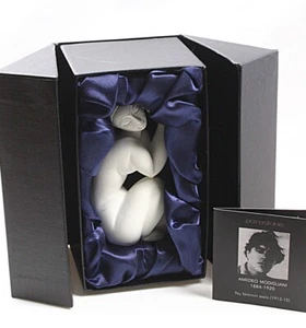 Pocket Art Modigliani Abstract Female Nude Miniature Statue Museum Replica - Picture 1 of 4