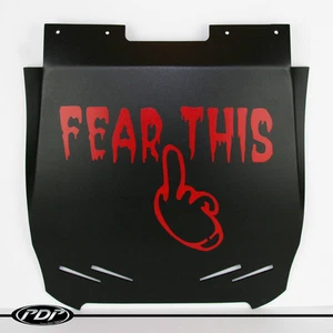 Yamaha Viper 2012+ Snow Flap, VIPER MT-X Mountain Snowflap _FEAR THIS_Red - Picture 1 of 1