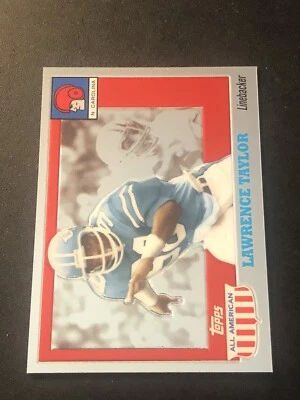 2005 Topps All American Retired Edition Lawrence Taylor #17 HOF /555 - Image 1 of 2