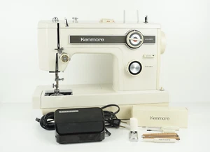 Kenmore Nähmaschine Vintage Modell 148.15700 mit Pedal & Zubehör - getestet - Bild 1 von 11