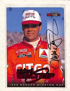 1998 Wheel Sports #8 Michael Waltrip /200 AUTO EX - Picture 1 of 2