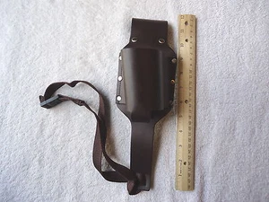 Genuine Leather Brown Tool Belt With Adjustable Strap " NOS " GREAT TOOL BELT " - Picture 1 of 8
