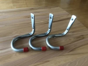 3 X Fahrradhaken wand Halterung Deckenmontage haken Winkel Regal 160x110x80mm - Bild 1 von 4