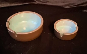 Par de ceniceros de cerámica de brezo MCM de colección - Imagen 1 de 4