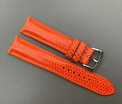 正品蜥蜴皮肤表带 尺寸 1415 16 17 18 19 20 21 22 23 24 25 26 毫米 — 第 1/4 张图片