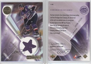 2001-02 CHL Prospects Game Used Edition Top Jerseys Gold /75 Jason Spezza #J-JS
