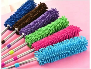 New Multifunctional Extendable Telescopic Microfiber Cleaning Duster Brush - Picture 1 of 8