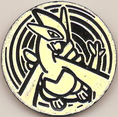 Pokemon LUGIA Coin Silver Rainbow Holofoil Neo Starter Deck Good - Bild 1 von 2