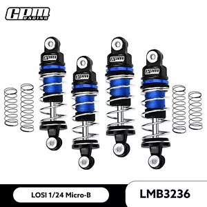 GPM Alloy 6061 Front (32mm) & Rear (36mm) Shock Set LOSI 1/24 Micro-B / Micro-T - Picture 1 of 14