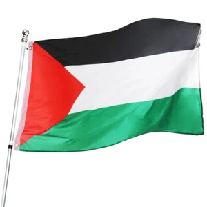 WHOLESALE 100 X PALESTINE PALESTINIAN FLAG 5FT X 3FT EYELETS FAST DESPATCH - Picture 1 of 7