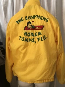EGYPTIANS HAREM Shriners Swingster World Wearables Nylon Jacke Shawnee Mission - Bild 1 von 12