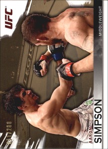 2010 Topps UFC Knockout Gold Card #103 Aaron Simpson /288