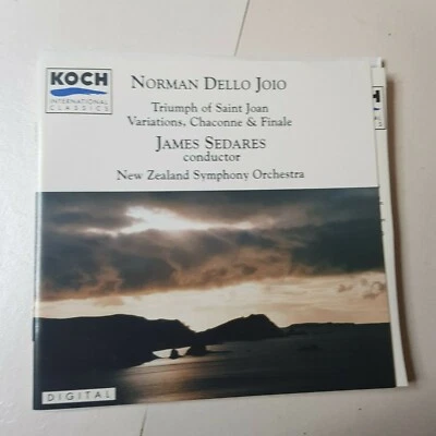 CD de música clásica Orquesta Sinfónica Norman Dello Joio James Sedares Joan Nueva Zelanda Foto 1 de 4