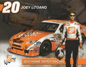 Joey Logano Autographed 8x11 Photo Card NASCAR Race Car Driver - Picture 1 of 1