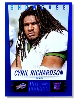 CYRIL RICHARDSON RC    2014 Score HOT ROOKIES #335     SHOWCASE BLUE SP 75/79 - Image 1 of 3
