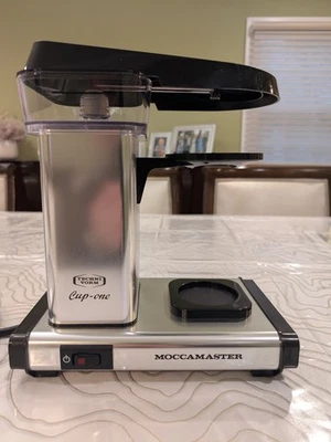 Technivorm Moccamaster 69212  One-Cup Coffee Maker 10 Oz Polished Silver - Image 1 of 4