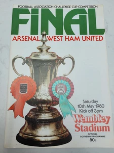 FA Cup Final 1980 Arsenal V West Ham United - Picture 1 of 1