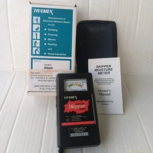 Tramex Skipper Moisture Meter For Boats With Original Box & Case 3 Scale TESTED - Picture 1 of 16