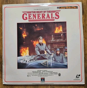 "The Night of the Generals" LaserVideoDisc Laserdisc LD - Peter O'Toole TESTED  - Bild 1 von 2