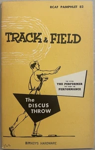 50er Jahre kanadisches Leichtathletikheft Der Diskuswurf 1957 - Bild 1 von 15