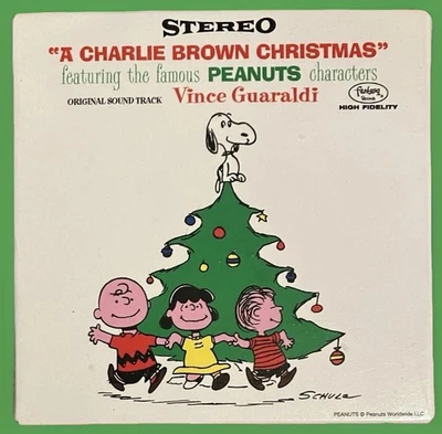 VINCE GUARALDI Trio Christmas Time Is Here 3” Vinyl A Charlie Brown Christmas - Image 1 of 4
