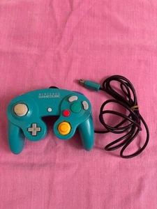 Nintendo GameCube Official Controller Emerald Blue Working From Japan used - Picture 1 of 5