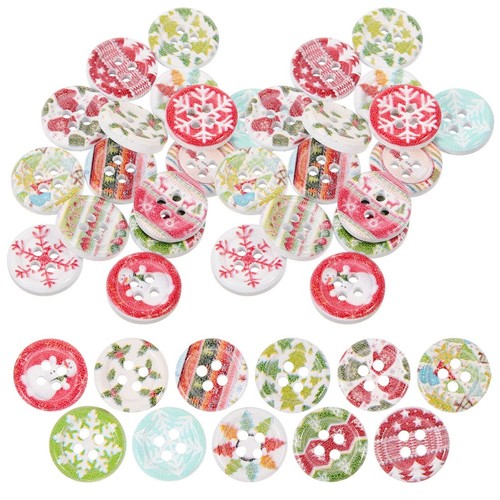 VETEMENTS 100 Pezzi Bottoni Decorazione Natalizia Bambino Decorativi per Accessori Cucito