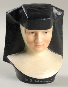 M.I. Hummel Bust Of Sister M I Hummel Tm5-Mi Hummel Bust-Small-Black - No Box - Picture 1 of 1