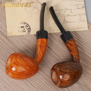 MUXIANG Glatte Acorn Pfeife Bruyère Holz Tabakpfeife Cumberland Freihand Pfeifen - Bild 1 von 14