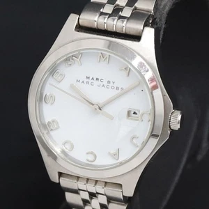 Marc by Marc Jacobs MBM9049 White Dial Date Ladies Watch Working QZ Used - Picture 1 of 4